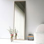 Hanah Home Espejo Cheval Dorado 50x170x60 cm Metal con Estantes para Dormitorio o Salón