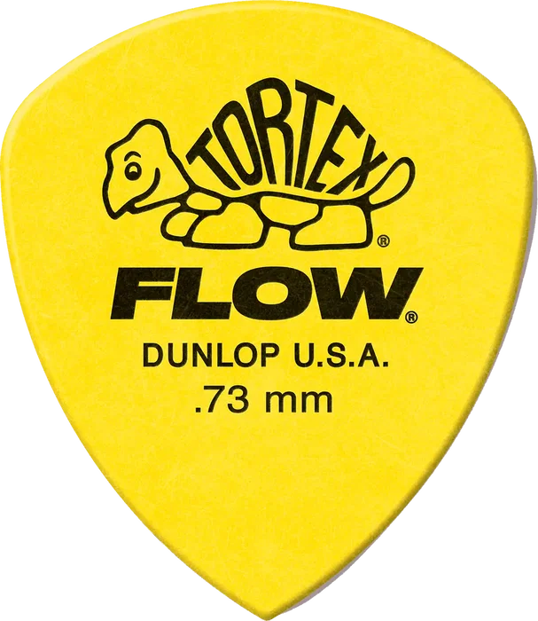 DUNLOP Pack de 12 Púas Tortex® Flow® - 0,73 mm DUNLOP Pack de 12 Púas Tortex® Flow® - 0,73 mm