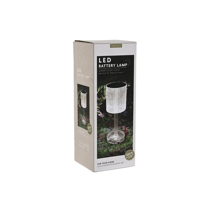 DKD Home Decor Lámpara Sobremesa LED Táctil Transparente con Mando a Distancia 8.5 x 23.5 x 8.5 cm DKD Home Decor Lámpara Sobremesa LED Táctil Transparente con Mando a Distancia 8.5 x 23.5 x 8.5 cm
