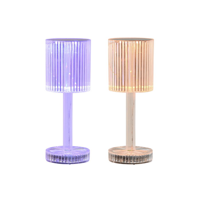 DKD Home Decor Lámpara Sobremesa LED Táctil Transparente con Mando a Distancia 8.5 x 23.5 x 8.5 cm DKD Home Decor Lámpara Sobremesa LED Táctil Transparente con Mando a Distancia 8.5 x 23.5 x 8.5 cm