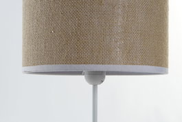 DKD Home Decor Lámpara Sobremesa Balines Blanco Marron 25 x 63 x 25 cm (4 Unidades)