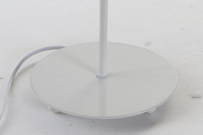 DKD Home Decor Lámpara Sobremesa Balines Blanco Marron 25 x 63 x 25 cm (4 Unidades)