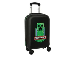 Safta Trolley Cabina 20/' Minecraft, cartera escolar con carro, 550 x 345 x446 mm