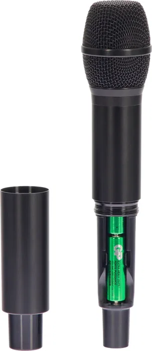 ALGAMAUDIO Altavoz Portátil Amplificado TR12-BT - 120W, Bluetooth, Batería, 2 Micrófonos Inalámbricos, Woofer 12", Sistema PA Portátil con Ruedas