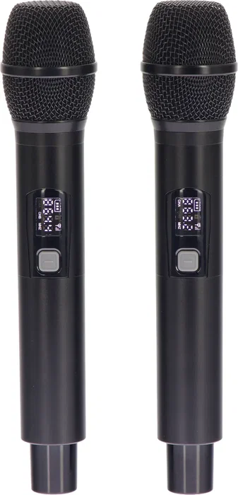 ALGAMAUDIO Altavoz Portátil Amplificado TR12-BT - 120W, Bluetooth, Batería, 2 Micrófonos Inalámbricos, Woofer 12", Sistema PA Portátil con Ruedas