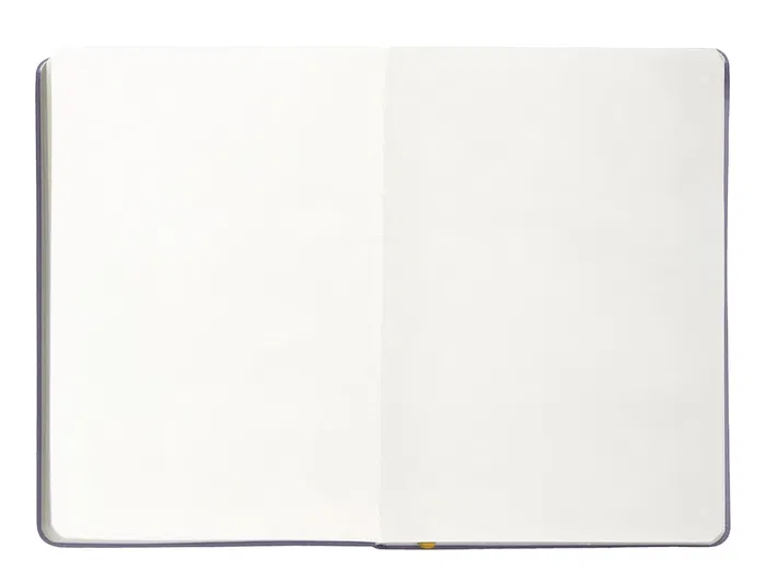 Antartik Cuaderno A5 Tapa Dura Hojas Lisas Morado y Amarillo 100 Hojas 80 gr FSC