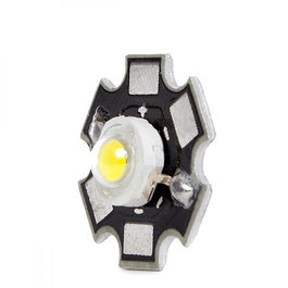 LED High Power 1W 120Lm 6000K 35X35 Heatsink