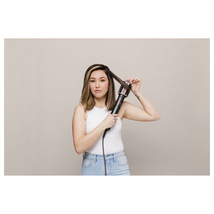 Shark FlexStyle HD440EU Multistyler Air Wrap 5 en 1 Herramienta de Peinado con 5 Accesorios 1400W Secador de Pelo para Cabello Seco/Mojado Negro Rosa