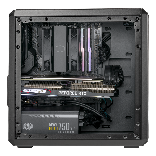 Cooler Master Q300L V2 Mini Tower Negro/Transparente