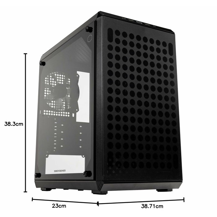 Cooler Master Q300L V2 Mini Tower Negro/Transparente