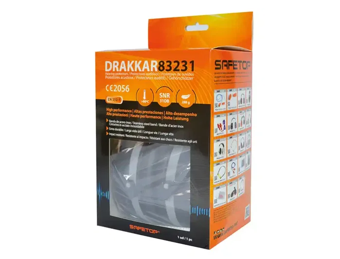 Safetop Protector auditivo Drakkar Doble carcasa SNR 34 dB