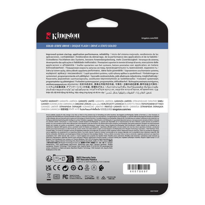 Kingston DC2000B SSD 240GB M.2 NVMe PCIe 4.0 x 4 para Servidor
