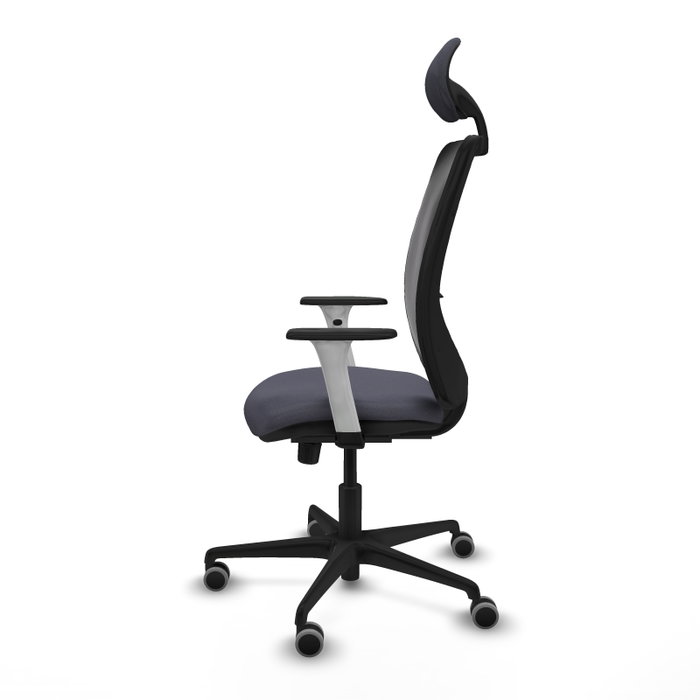 PIQUERAS Y CRESPO Silla de oficina Zulema con mecanismo Sincro, Gris oscuro y Negro PIQUERAS Y CRESPO Silla de oficina Zulema con mecanismo Sincro, Gris oscuro y Negro