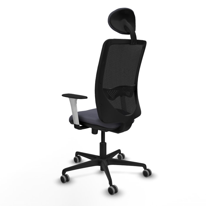 PIQUERAS Y CRESPO Silla de oficina Zulema con mecanismo Sincro, Gris oscuro y Negro PIQUERAS Y CRESPO Silla de oficina Zulema con mecanismo Sincro, Gris oscuro y Negro
