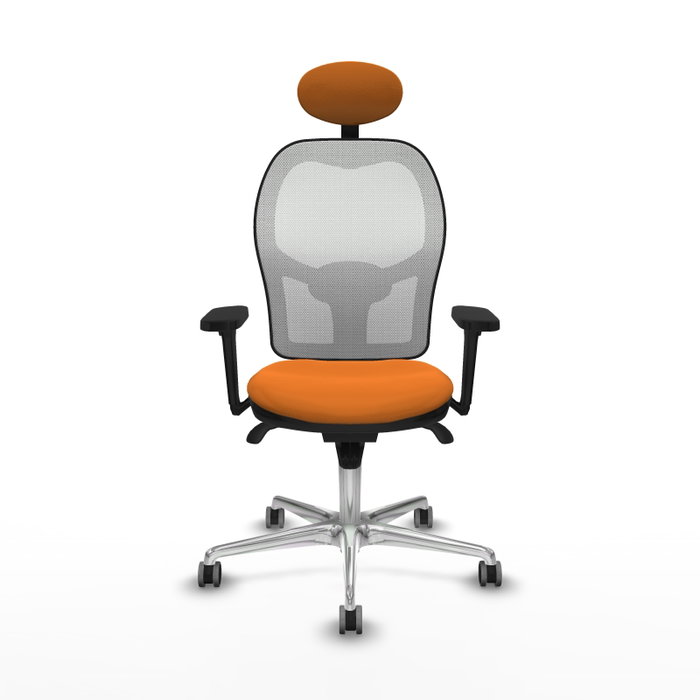 PIQUERAS Y CRESPO Silla de oficina Jorquera Naranja y Blanco PIQUERAS Y CRESPO Silla de oficina Jorquera Naranja y Blanco