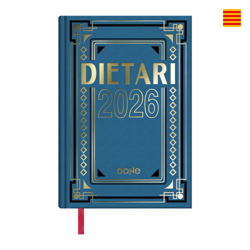 Dohe Dietario 15x21 cm Dp Cartón Geltex C-Surtidos 2026 Catalán Anual Día Página 416 Páginas Papel FSC