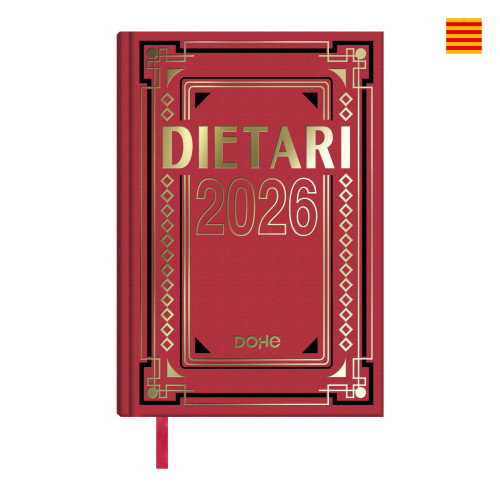 Dohe Dietario 15x21 cm Dp Cartón Geltex C-Surtidos 2026 Catalán Anual Día Página 416 Páginas Papel FSC