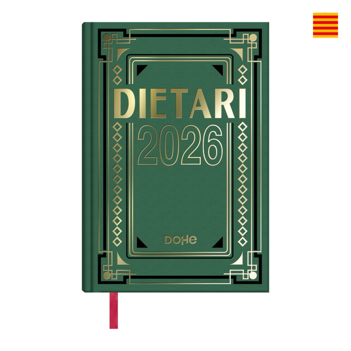 Dohe Dietario 15x21 cm Dp Cartón Geltex C-Surtidos 2026 Catalán Anual Día Página 416 Páginas Papel FSC