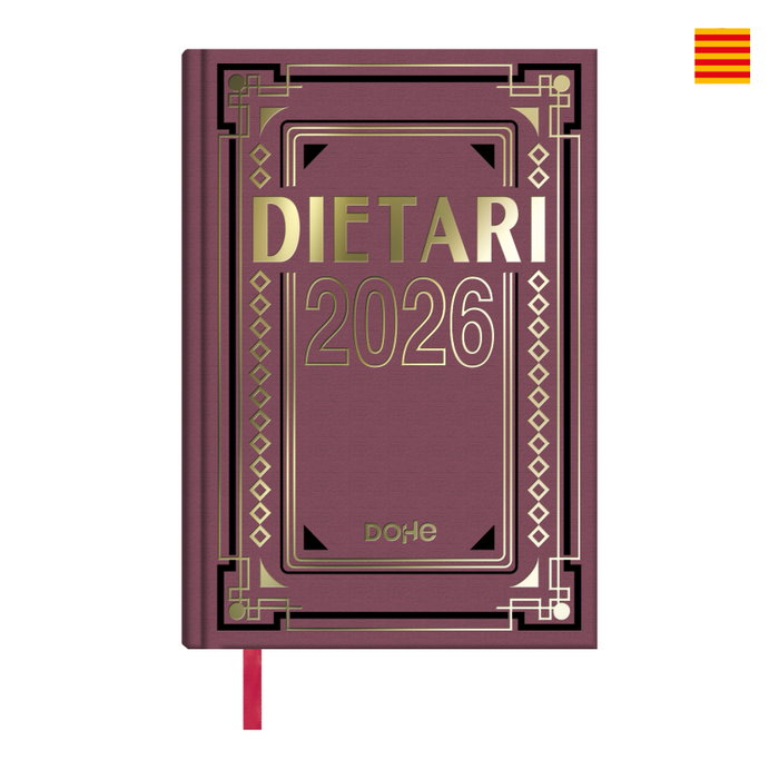 Dohe Dietario 15x21 cm Dp Cartón Geltex C-Surtidos 2026 Catalán Anual Día Página 416 Páginas Papel FSC