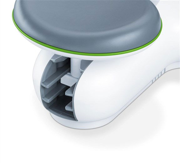 Beurer FM-200 Aparato de Masaje para el Tendón de Aquiles, Terapia Casera con Reposapiés Ajustable y Cabezales Giratorios