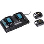Makita DLM382PT2 Cortacésped Inalámbrico de 18V con 2 Baterías