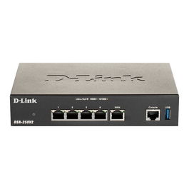 D-Link DSR-250V2/E Router VPN de Seguridad, 802.11g, Ethernet Gigabit, 75 Túneles VPN