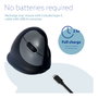 R-GO TOOLS R-Go HE Break Ratón Ergonómico Vertical Bluetooth Negro