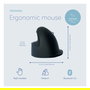 R-Go Ratón Ergonómico Inalámbrico HE Break para Mano Derecha, Negro, Bluetooth 5.0, 2400 DPI, Software de Pausa