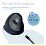 R-Go Ratón Ergonómico Inalámbrico HE Break para Mano Derecha, Negro, Bluetooth 5.0, 2400 DPI, Software de Pausa