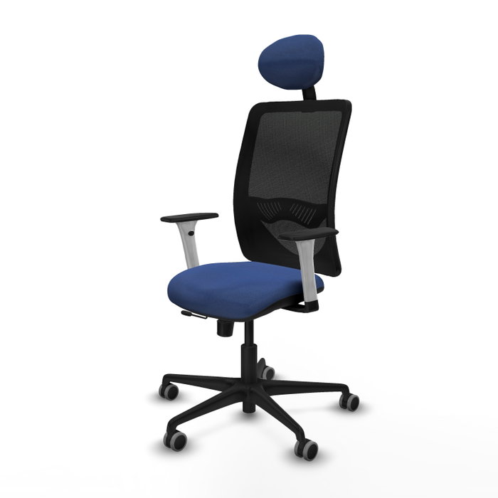 PIQUERAS Y CRESPO Silla de oficina Zulema con mecanismo Sincro/Traslack, Azul marino y Negro PIQUERAS Y CRESPO Silla de oficina Zulema con mecanismo Sincro/Traslack, Azul marino y Negro