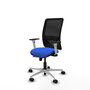 PIQUERAS Y CRESPO Silla de oficina Zulema Azul con Malla Negra