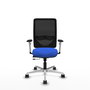 PIQUERAS Y CRESPO Silla de oficina Zulema Azul con Malla Negra