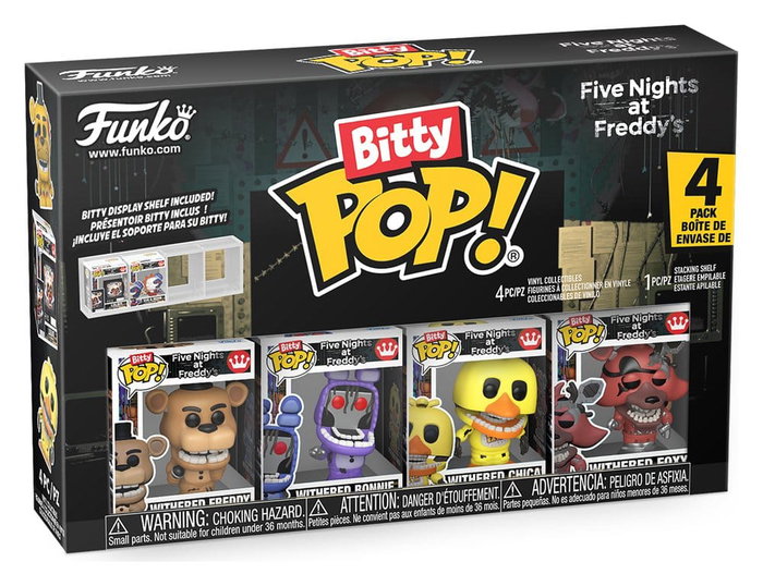 Funko Pack de 4 Figuras Bitty POP! Vinyl Series 6 Five Nights at Freddy's Funko Pack de 4 Figuras Bitty POP! Vinyl Series 6 Five Nights at Freddy's