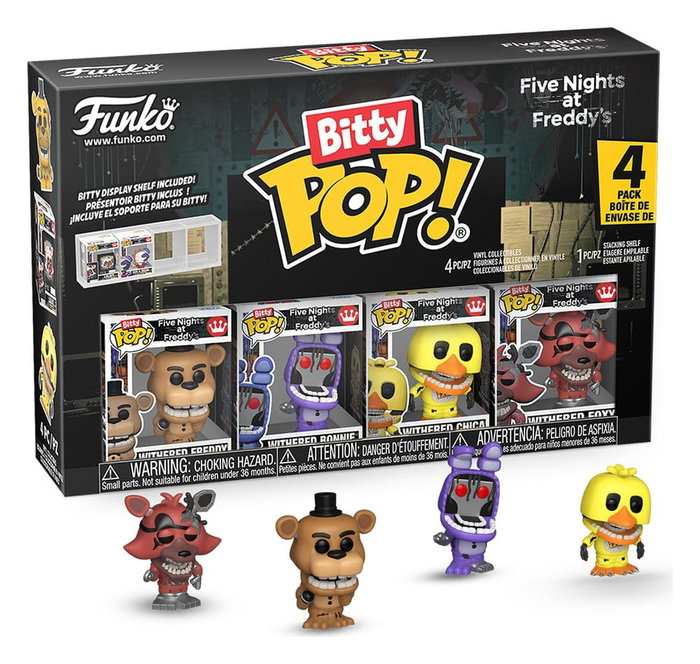 Funko Pack de 4 Figuras Bitty POP! Vinyl Series 6 Five Nights at Freddy's Funko Pack de 4 Figuras Bitty POP! Vinyl Series 6 Five Nights at Freddy's