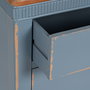 Cómoda Azul Madera 115 X 45 X 90 cm