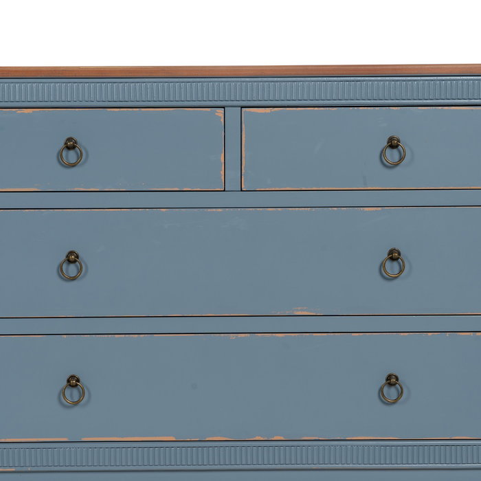 Cómoda Azul Madera 115 X 45 X 90 cm