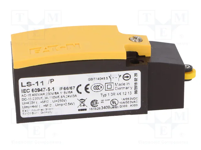 EATON ELECTRIC LS-Titan LS-11/P Interruptor de fin de carrera con roldana de plástico Ø9mm