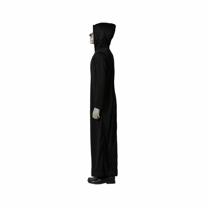 Atosa Disfraz Infantil Tenebroso con Túnica Negra y Capucha para Niño (5-6 Años)