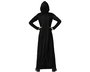Disfraz Infantil Tenebroso Niño Túnica Negra Halloween 5-6 Años Polyester