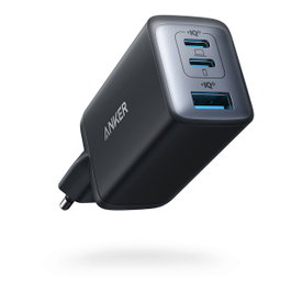 Anker 735 Charger GaNPrime 65W Negro (2xUSB-C, 1xUSB-A) inevitable de pared