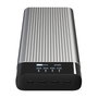 Targus Hyper HJ245B Pack de Batería 27000 mAh con Pantalla OLED, 4 Puertos, Carga Rápida 100W, Plata
