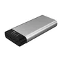 HYPER HJ245B Batería Externa Power Bank 27000 mAh Plata - 245W USB-C PD 3.0, QC 4.0+, 4 Puertos, Carga Rápida para Laptop y Móviles