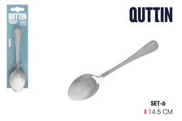 Inde Juego de 6 Cucharas de Postre Sofia en Acero Inoxidable (12 Cajas) lifenumber_of_pieces: 6, package_quantity: 12