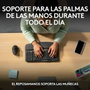 Logitech Wave Keys Teclado Ergonómico Inalámbrico QWERTY Español Grafito