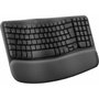 Logitech Wave Keys Teclado Ergonómico Inalámbrico QWERTY Español Grafito