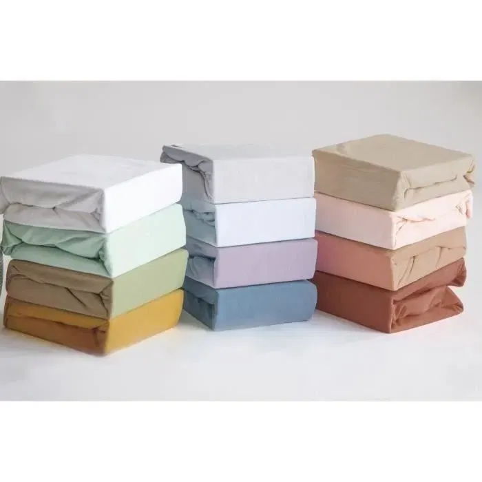 P'tit Dodo Sábana Bajera Ajustable PTI3700948342305 Jersey Caramelo 70 x 140 cm