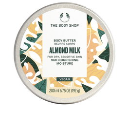 The Body Shop ALMOND MILK Manteca Corporal 200 ml Piel Seca y Sensible Hidratante Crema Natural