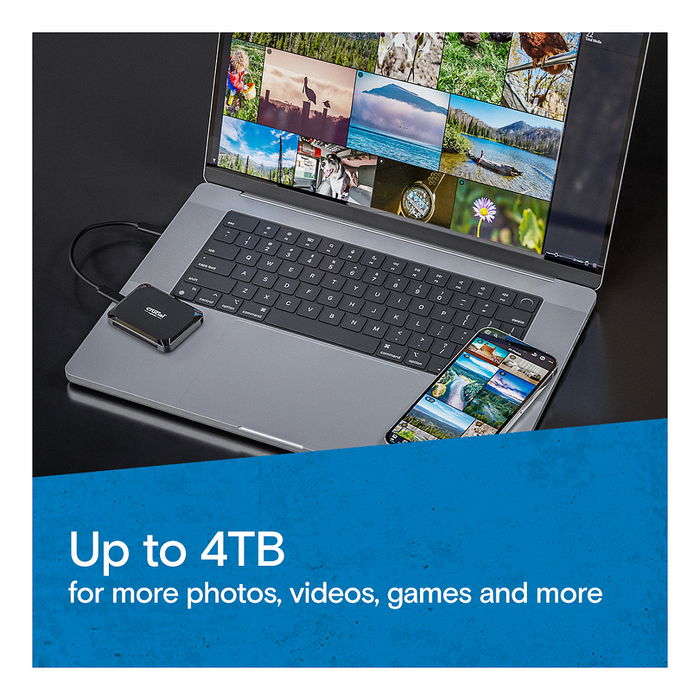 Crucial X9 4TB USB 3.2 Gen 2