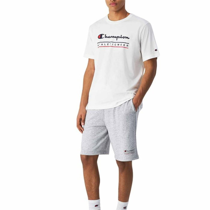 Camiseta de Manga Corta Hombre Champion Champion SS Blanco