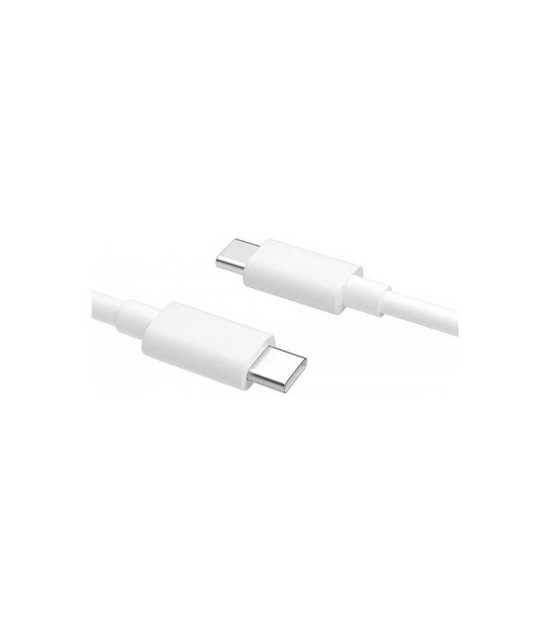 OPPO Cable USB-C a USB-C para Carga Rápida de 65W, 6.5A, Transferencia de Datos, 1 Metro, Blanco